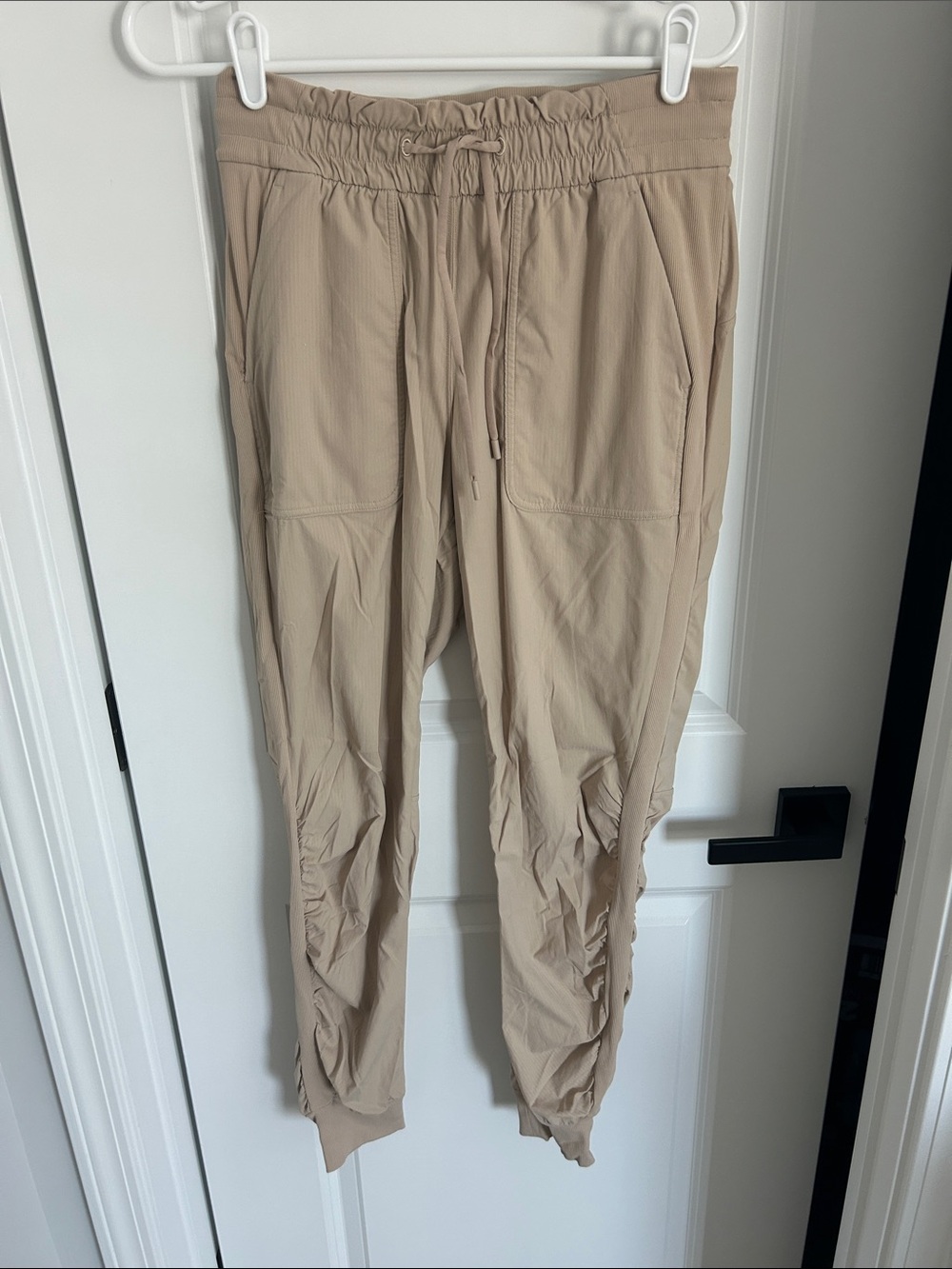 lululemon athletica Beige Drawstring Jogger Pants